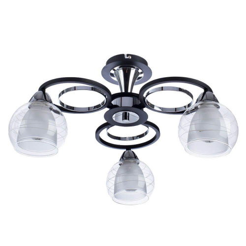 Потолочная люстра Arte Lamp Ginevra A1604PL-3BK Потолочная люстра Arte Lamp Ginevra A1604PL-3BK