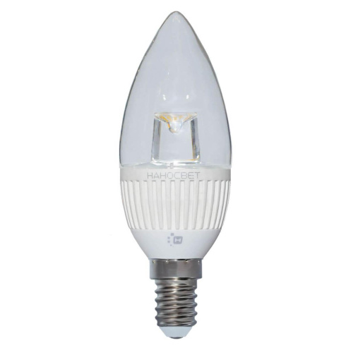 Лампа светодиодная Наносвет E14 5W 2700K прозрачная LC-CDCL-5/E14/827 L144 Лампа светодиодная Наносвет E14 5W 2700K прозрачная LC-CDCL-5/E14/827 L144