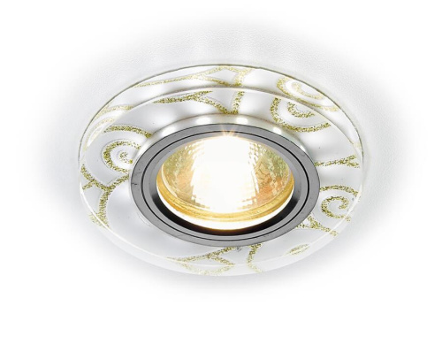 Встраиваемый светодиодный светильник Ambrella light Led S231 WH/G Встраиваемый светодиодный светильник Ambrella light Led S231 WH/G
