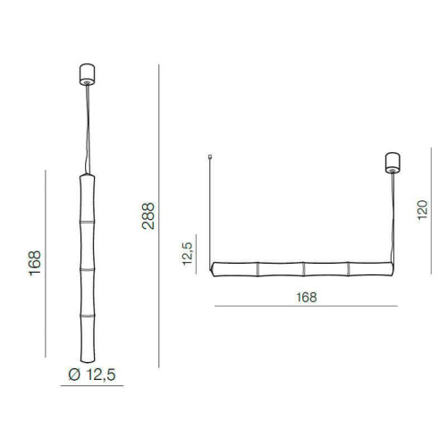 Подвесной светильник Azzardo Bamboo 4 pendant AZ1902 Подвесной светильник Azzardo Bamboo 4 pendant AZ1902