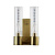 Бра Crystal Lux OTONO AP2 BRASS/TRANSPARENTE
