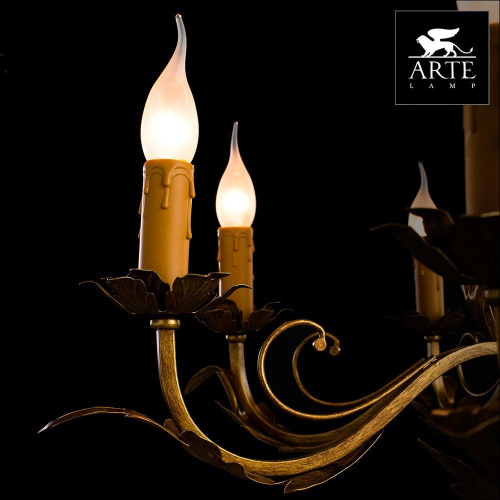 Подвесная люстра Arte Lamp Fregiato A7202LM-8GA Подвесная люстра Arte Lamp Fregiato A7202LM-8GA