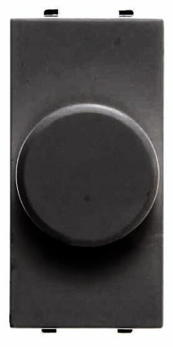 Диммер поворотный ABB Zenit антрацит 2CLA216010N1801 Диммер поворотный ABB Zenit антрацит 2CLA216010N1801