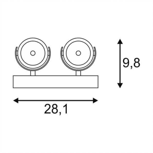 Светодиодный спот SLV Kalu Floor 2 Led 147671 Светодиодный спот SLV Kalu Floor 2 Led 147671