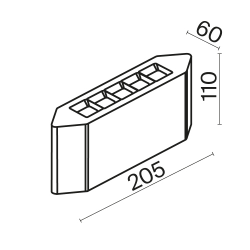 Архитектурная подсветка Outdoor O412WL-L8GF3K Архитектурная подсветка Outdoor O412WL-L8GF3K
