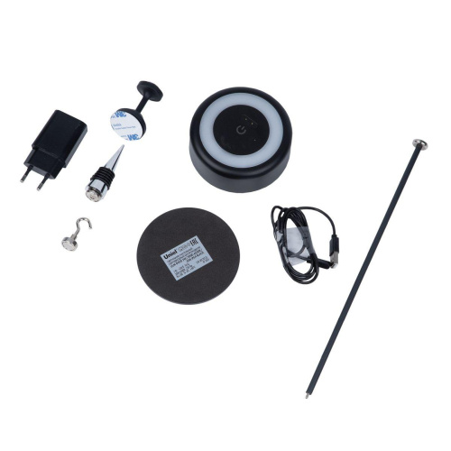 Настольная светодиодная лампа Uniel ULM-D950 3W/3000-6500K/Dim IP54 Black UL-00011377 Настольная светодиодная лампа Uniel ULM-D950 3W/3000-6500K/Dim IP54 Black UL-00011377
