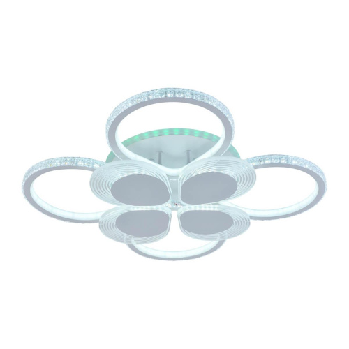 Потолочная светодиодная люстра Profit Light 5891/4+4A WHT Потолочная светодиодная люстра Profit Light 5891/4+4A WHT