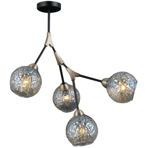 Подвесная люстра Illumico IL0263-4PSQ-79 BK AB Подвесная люстра Illumico IL0263-4PSQ-79 BK AB