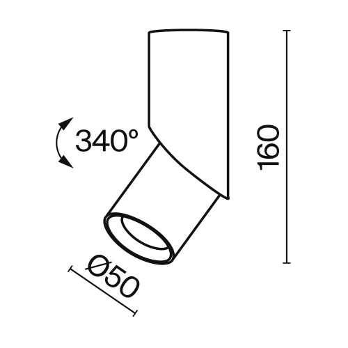 Потолочный светильник Technical C027CL-L10B4K Потолочный светильник Technical C027CL-L10B4K