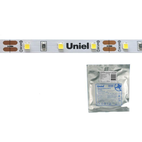Светодиодная лента Uniel 60LED/m 6W/m 2835SMD холодный белый 5M ULS-2835-60LED/m-8mm-IP20-DC24V-6W/m-5M-DW UL-00002969 Светодиодная лента Uniel 60LED/m 6W/m 2835SMD холодный белый 5M ULS-2835-60LED/m-8mm-IP20-DC24V-6W/m-5M-DW UL-00002969
