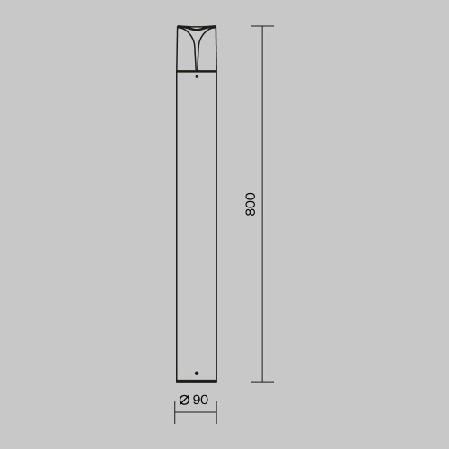 Ландшафтный светильник Maytoni Piccadilly O018FL-01B Ландшафтный светильник Maytoni Piccadilly O018FL-01B