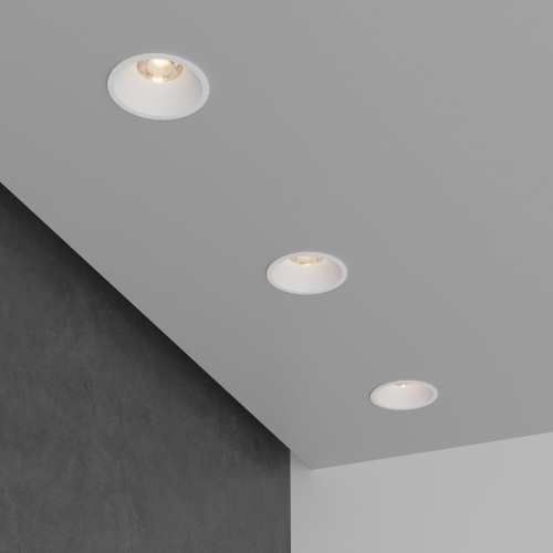 Встраиваемый светодиодный светильник Elektrostandard Lin 15266/LED 7W 3000K WH белый a063925 Встраиваемый светодиодный светильник Elektrostandard Lin 15266/LED 7W 3000K WH белый a063925