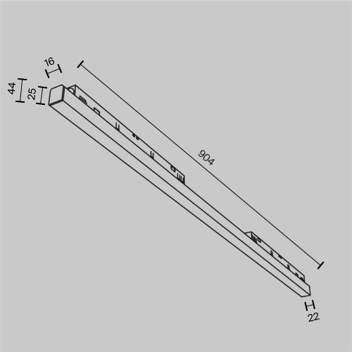 Трековый светильник Technical TR030-4-30W3K-WW-DS-B Трековый светильник Technical TR030-4-30W3K-WW-DS-B