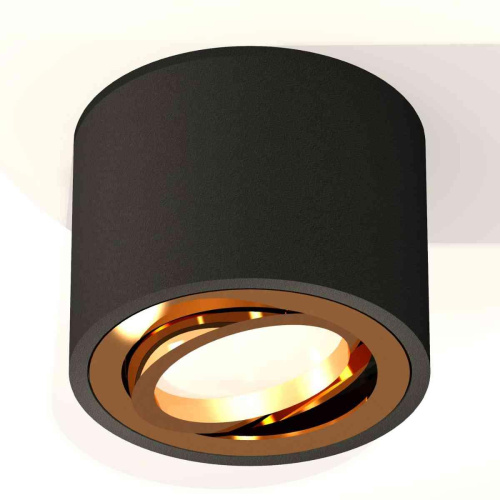 Комплект накладного светильника Ambrella light Techno Spot XS7511004 SBK/PYG черный песок/золото желтое полированное (C7511, N7004) Комплект накладного светильника Ambrella light Techno Spot XS7511004 SBK/PYG черный песок/золото желтое полированное (C7511, N7004)