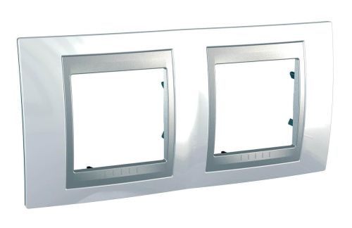Рамка 2-постовая Schneider Electric Unica Top MGU66.004.092 Рамка 2-постовая Schneider Electric Unica Top MGU66.004.092