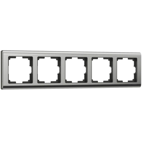 Рамка на 5 постов Werkel Metallic глянцевый никель W0051602 4690389159060 Рамка на 5 постов Werkel Metallic глянцевый никель W0051602 4690389159060