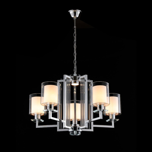 Подвесная люстра iLamp King RM6201-5 CR+CL Подвесная люстра iLamp King RM6201-5 CR+CL