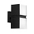 Уличный настенный светодиодный светильник Arte Lamp Belgrade A5193AL-2BK