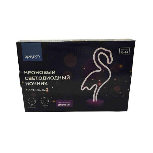 Светильник-ночник Apeyron Фламинго 12-69 Светильник-ночник Apeyron Фламинго 12-69
