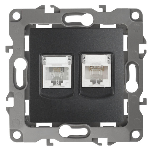 Розетка комбинированная RJ45+RJ11 ЭРА 12 12-3109-05 Б0018252 Розетка комбинированная RJ45+RJ11 ЭРА 12 12-3109-05 Б0018252