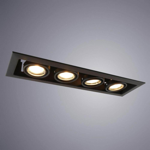 Встраиваемый светильник Arte Lamp Cardani Piccolo A5941PL-4BK