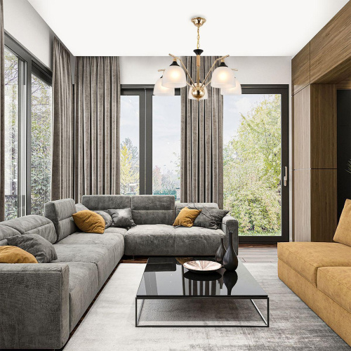 Подвесная люстра Escada Actinidia 2123/5P Подвесная люстра Escada Actinidia 2123/5P