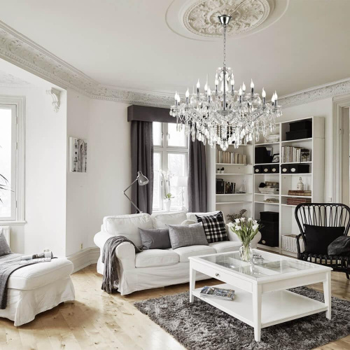 Подвесная люстра Lumien Hall Lavena LH0026/18H-CR Подвесная люстра Lumien Hall Lavena LH0026/18H-CR