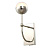 Бра Crystal Lux Truena AP1 Nickel