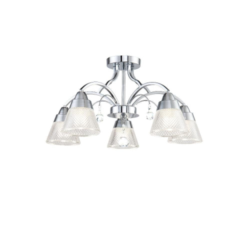 Потолочная люстра Freya Enrica FR2011CL-05CH Потолочная люстра Freya Enrica FR2011CL-05CH