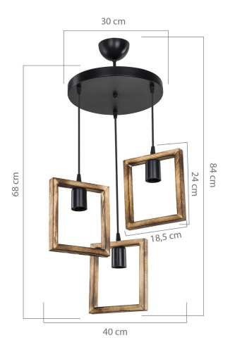 Подвесная люстра Toplight Louise TL1613H-03WD Подвесная люстра Toplight Louise TL1613H-03WD