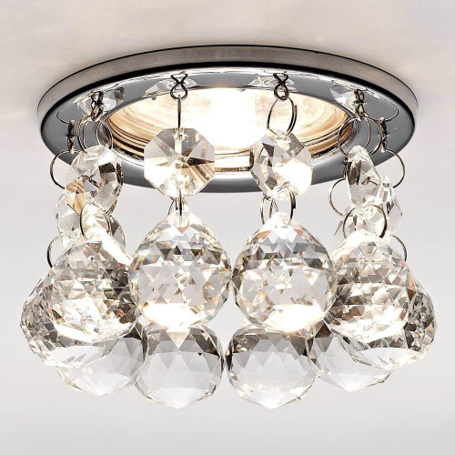 Встраиваемый светильник Ambrella light Crystal K2051 CH/CL Встраиваемый светильник Ambrella light Crystal K2051 CH/CL