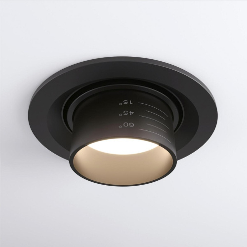 Встраиваемый светодиодный светильник Elektrostandard Zoom 9920 LED 15W 3000K черный a064033 Встраиваемый светодиодный светильник Elektrostandard Zoom 9920 LED 15W 3000K черный a064033