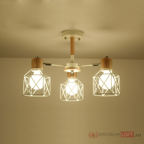 Потолочная Люстра Corf B3 White 8 Lamps By Imperiumloft Потолочная Люстра Corf B3 White 8 Lamps By Imperiumloft