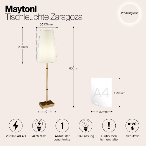 Подвесная люстра Maytoni Zaragoza H001CL-05BS Подвесная люстра Maytoni Zaragoza H001CL-05BS