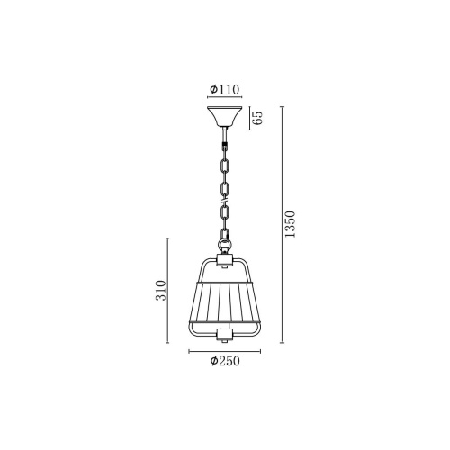 Подвесной светильник Vele Luce Isabella VL4254P01 Подвесной светильник Vele Luce Isabella VL4254P01