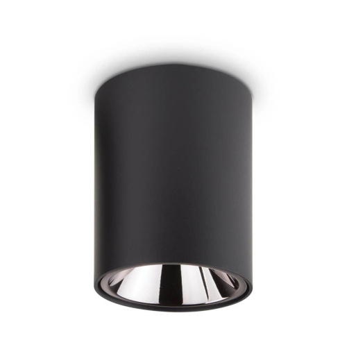 Потолочный светодиодный светильник Ideal Lux Nitro 15W Round Nero 205984 Потолочный светодиодный светильник Ideal Lux Nitro 15W Round Nero 205984