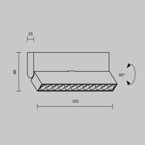 Потолочный светильник Technical C136CL-12W3K-B Потолочный светильник Technical C136CL-12W3K-B