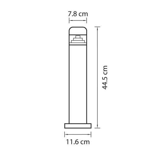 Уличный светодиодный светильник Lightstar Raggio 376905 Уличный светодиодный светильник Lightstar Raggio 376905
