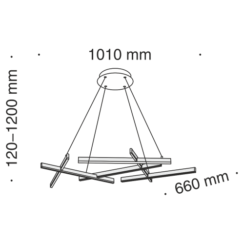 Подвесной светодиодный светильник Maytoni Line MOD016PL-L75W Подвесной светодиодный светильник Maytoni Line MOD016PL-L75W