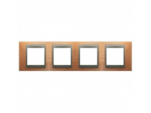 Рамка 4-постовая Schneider Electric Unica Top MGU66.008.2M2 Рамка 4-постовая Schneider Electric Unica Top MGU66.008.2M2
