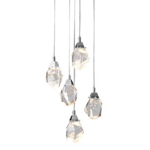 Подвесной светильник Crystal rock 5 chrome Подвесной светильник Crystal rock 5 chrome