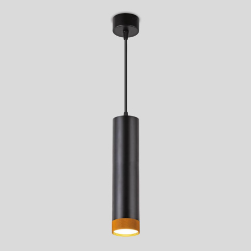 Подвесной светодиодный светильник Eurosvet Tony 50164/1 LED черный/золото Подвесной светодиодный светильник Eurosvet Tony 50164/1 LED черный/золото