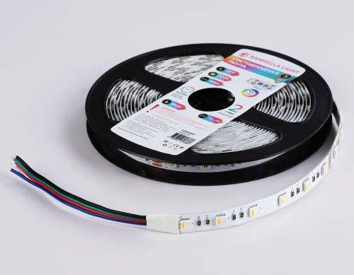 Светодиодная лента Ambrella Light 10W/m 60LED/m 5050SMD дневной белый/RGB 5M GS4402 Светодиодная лента Ambrella Light 10W/m 60LED/m 5050SMD дневной белый/RGB 5M GS4402