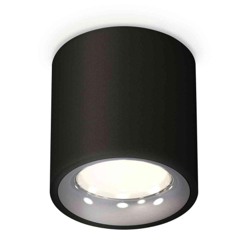 Комплект накладного светильника Ambrella light Techno Spot XS7532022 SBK/PSL черный песок/серебро полированное (C7532, N7012) Комплект накладного светильника Ambrella light Techno Spot XS7532022 SBK/PSL черный песок/серебро полированное (C7532, N7012)