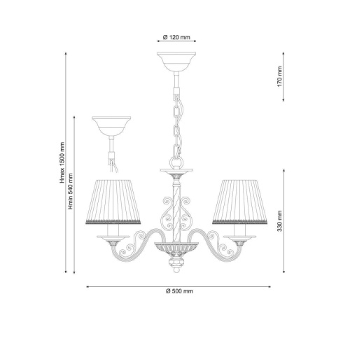 Подвесная люстра Lucia Tucci Oria 144.3 White Подвесная люстра Lucia Tucci Oria 144.3 White