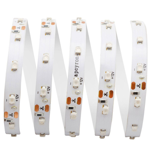 Светодиодная влагозащищенная лента Apeyron 4,8W/m 60LED/m 3528SMD красный 5M 00-82 Светодиодная влагозащищенная лента Apeyron 4,8W/m 60LED/m 3528SMD красный 5M 00-82