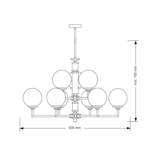 Подвесная люстра Kutek Mood Artu Glass ART-ZW-9 (ZM) G Подвесная люстра Kutek Mood Artu Glass ART-ZW-9 (ZM) G