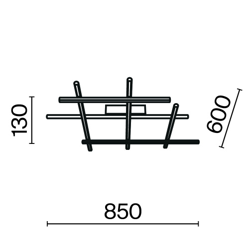 Потолочный светильник Maytoni MOD278CL-L50G3K Потолочный светильник Maytoni MOD278CL-L50G3K