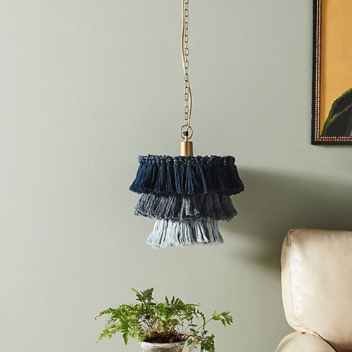 Подвесной Светильник Tassel Wall Синий By Imperiumloft