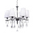 Подвесная люстра Lumina Deco Alessia LDP 1726-6 CHR